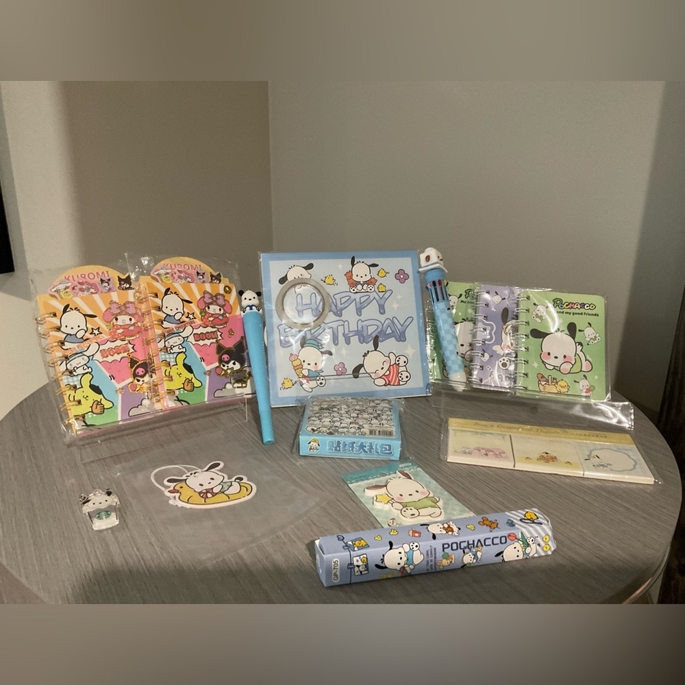 Pochacco Stationery Bundle